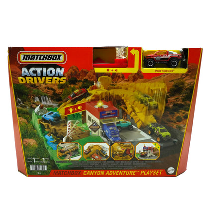 Set de joaca Matchbox - Action Drivers, Canionul, cu sunete si lumini, 67503