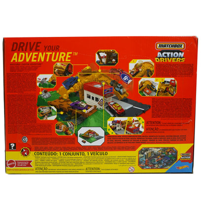 Set de joaca Matchbox - Action Drivers, Canionul, cu sunete si lumini, 67503