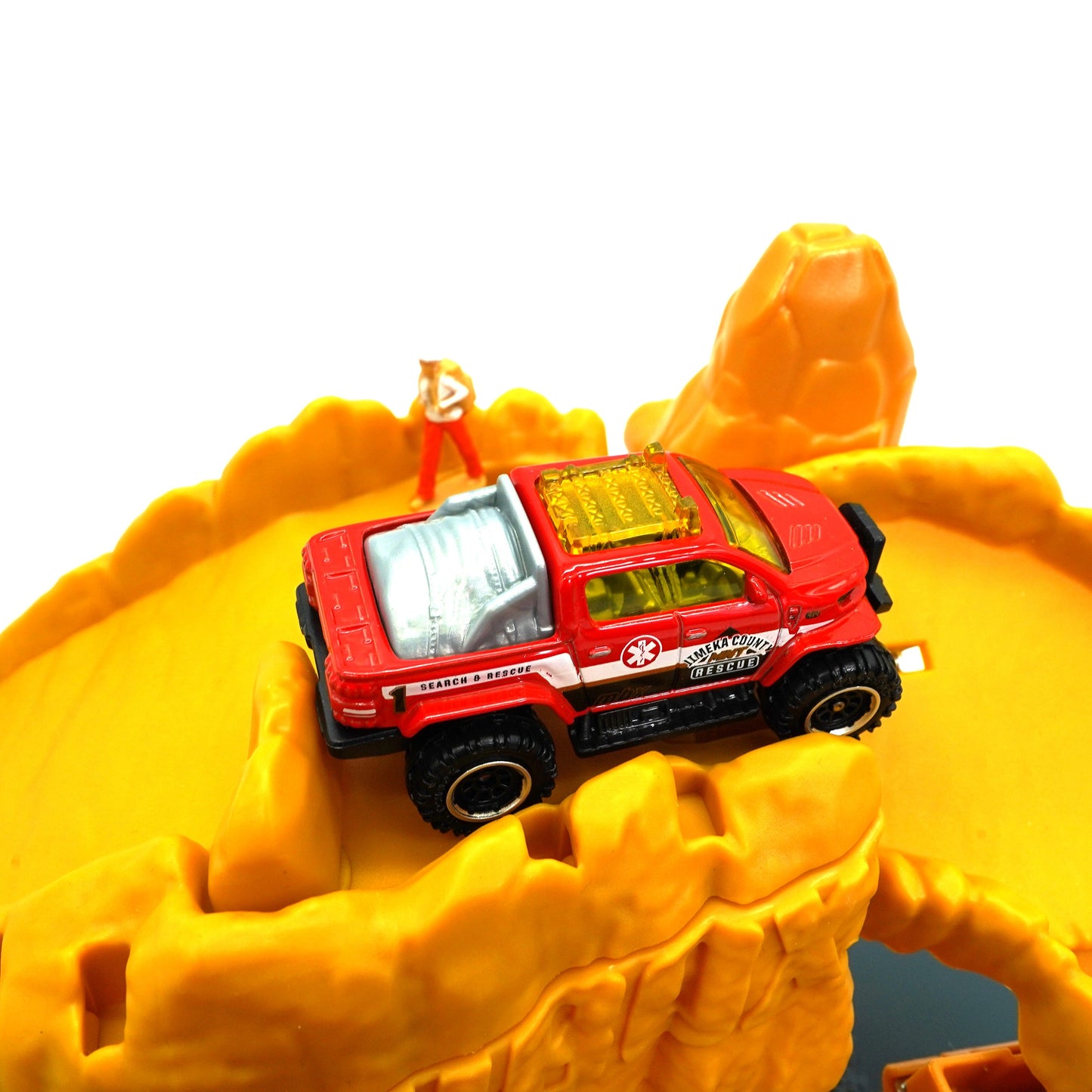 Set de joaca Matchbox - Action Drivers, Canionul, cu sunete si lumini, 67503