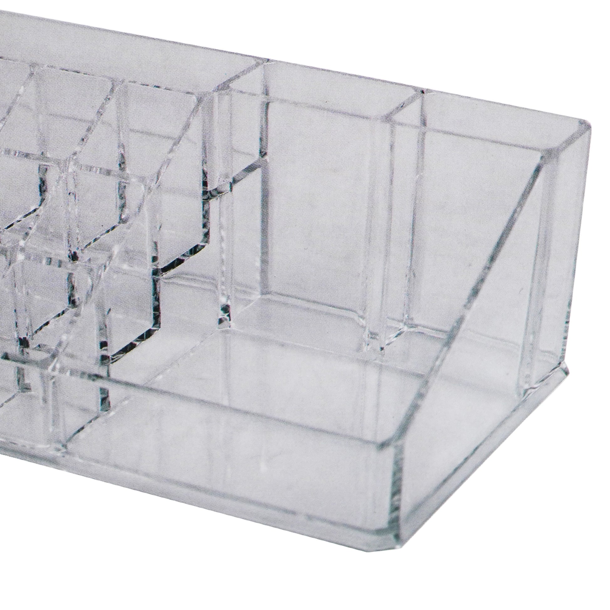 Organizator de machiaj, transparent, 24x13 cm, Benson, 95094