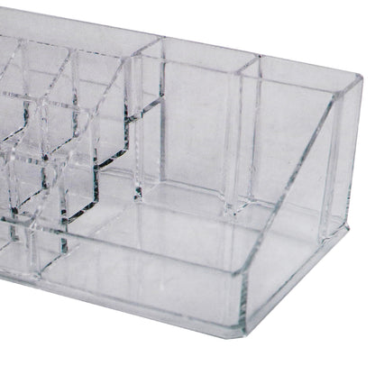 Organizator de machiaj, transparent, 24x13 cm, Benson, 95094