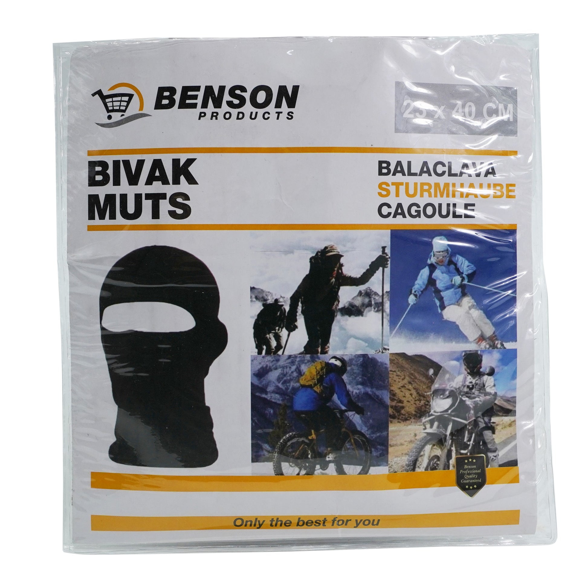 Cagula de schi, negru, Benson, 91348