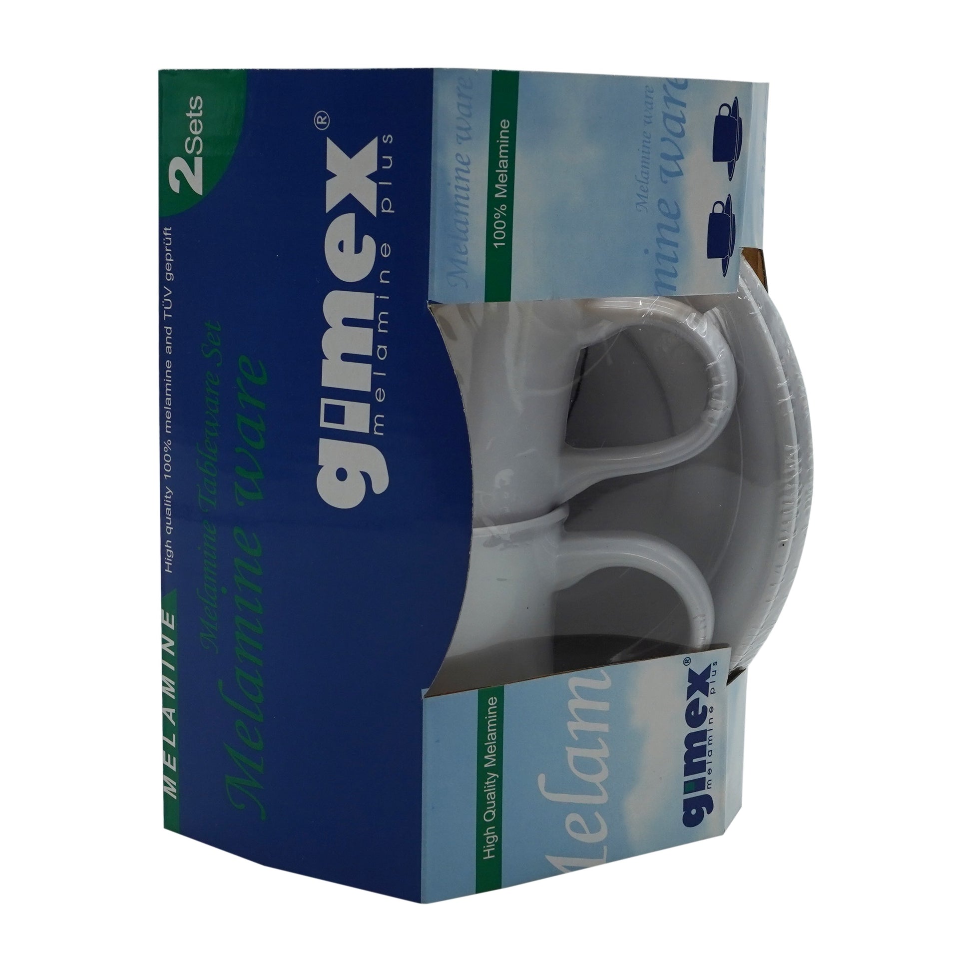 Set 2 cani+ farfurii din melamina, Gimex, 21049