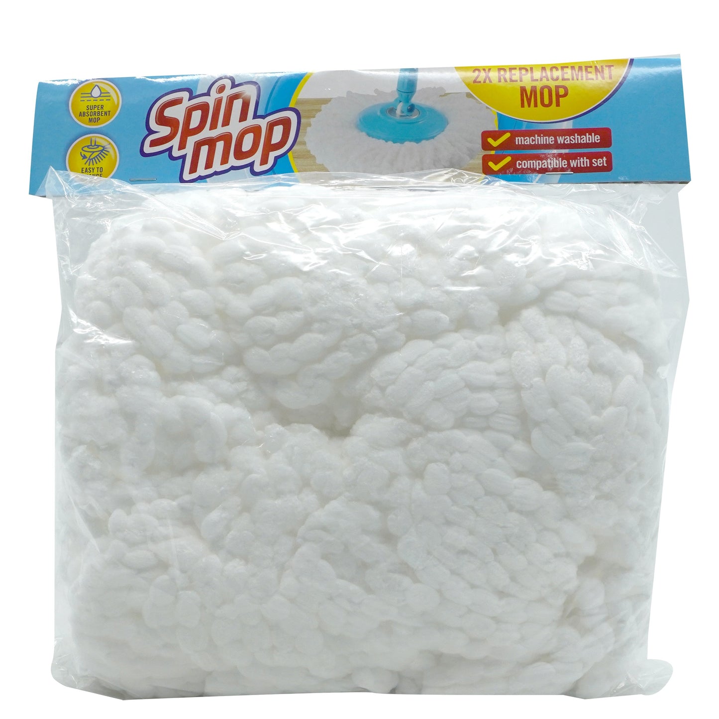 Set 2 rezerve mop rotativ, Spin Mop, 73542