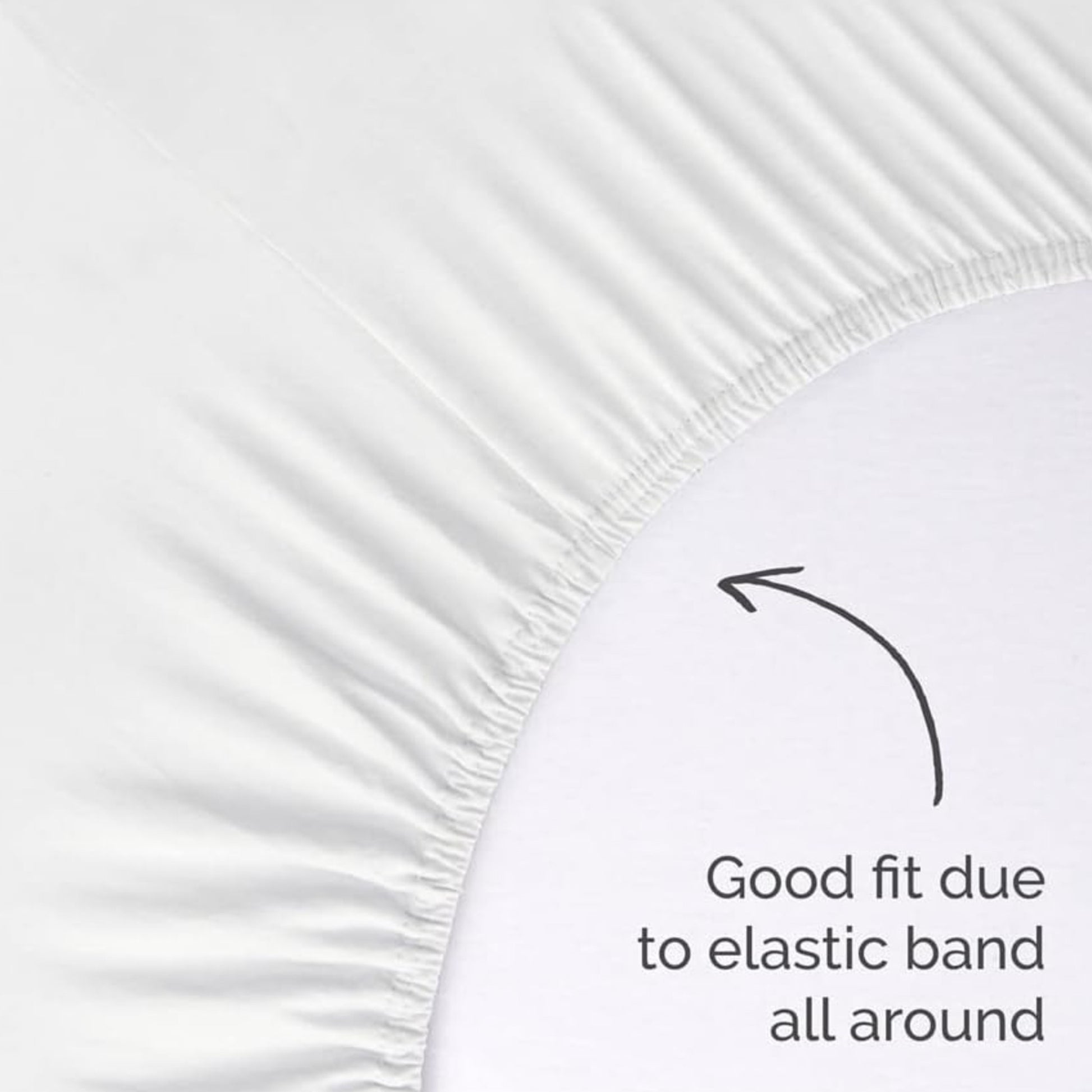 Husa saltea din bumbac, alb, 140x200 cm, Jersey Soft Basic, Walra, 5067Wh