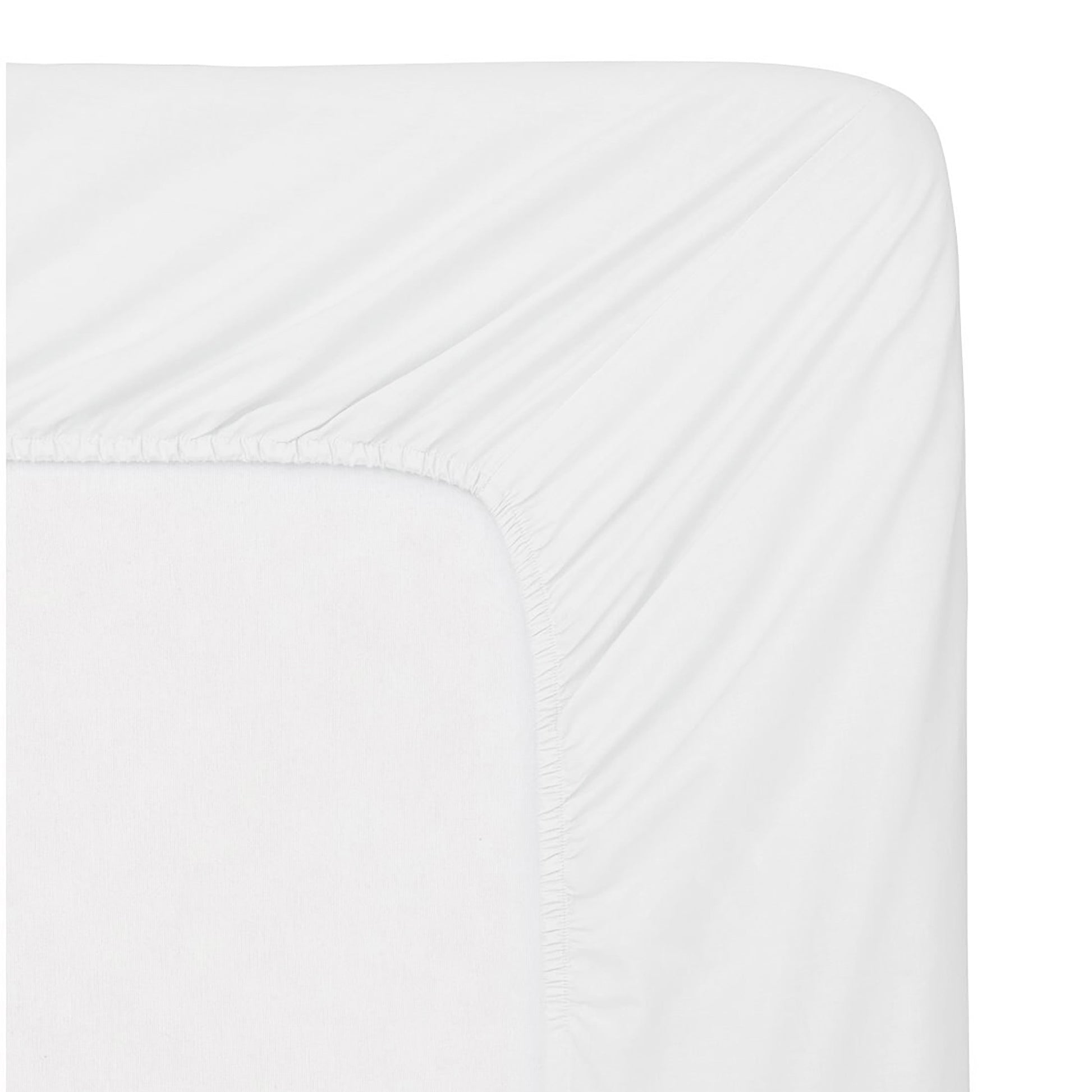 Husa saltea din bumbac, alb, 160x200, Soft Basic Topper, Walra, 3346Wh
