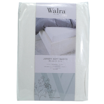 Husa saltea din bumbac, alb, 180x200 cm, Jersey Soft Basic, Walra, 5104Wh