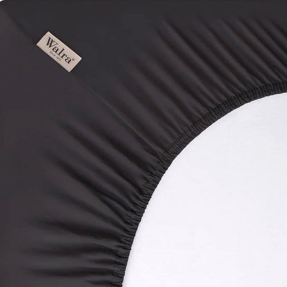 Husa saltea din bumbac, gri, 160x200 cm, Jersey Soft Basic Topper, Walra, 6309Gy
