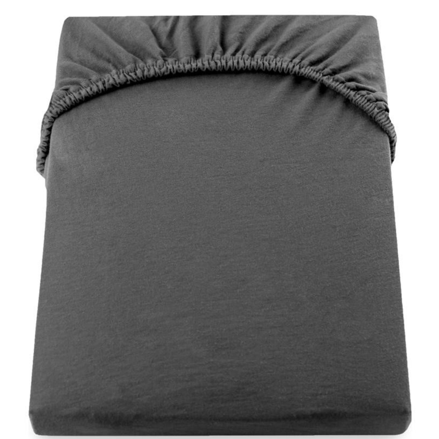 Husa saltea din bumbac, gri, 160x200 cm, Jersey Soft Basic Topper, Walra, 6309Gy