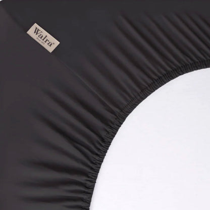 Husa saltea din bumbac, negru, 140x200 cm, Soft Basic Toper, Walra, 3445Blk