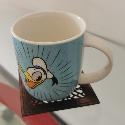Set 6 suporturi pentru pahar, maro, 17424