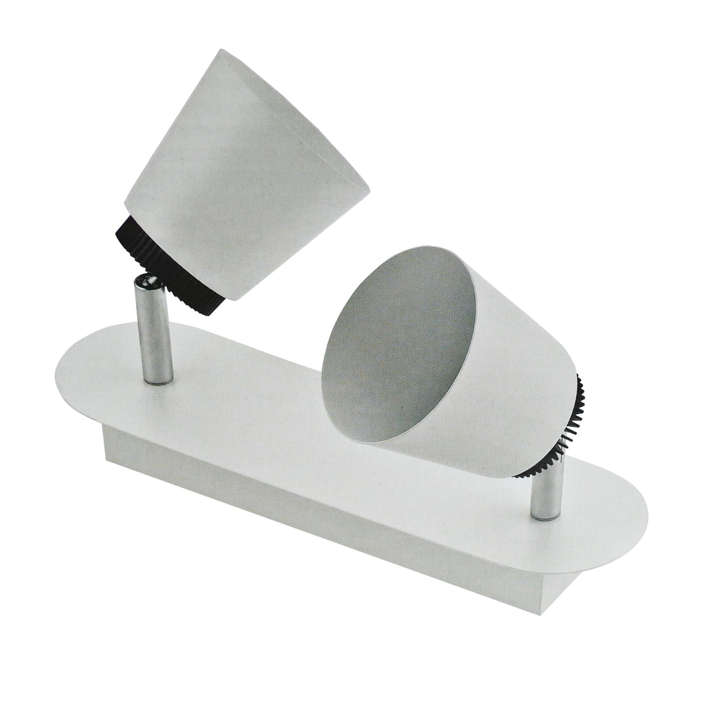 Lampa 2 spoturi din metal, Led, 5w, Casino Gamma