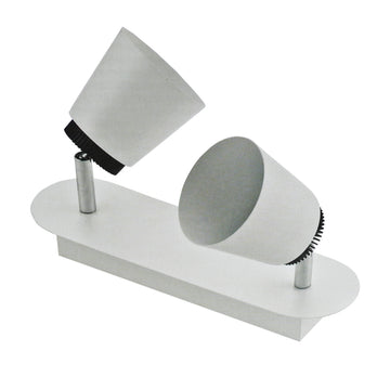 Lampa 2 spoturi din metal, Led, 5w, Casino Gamma