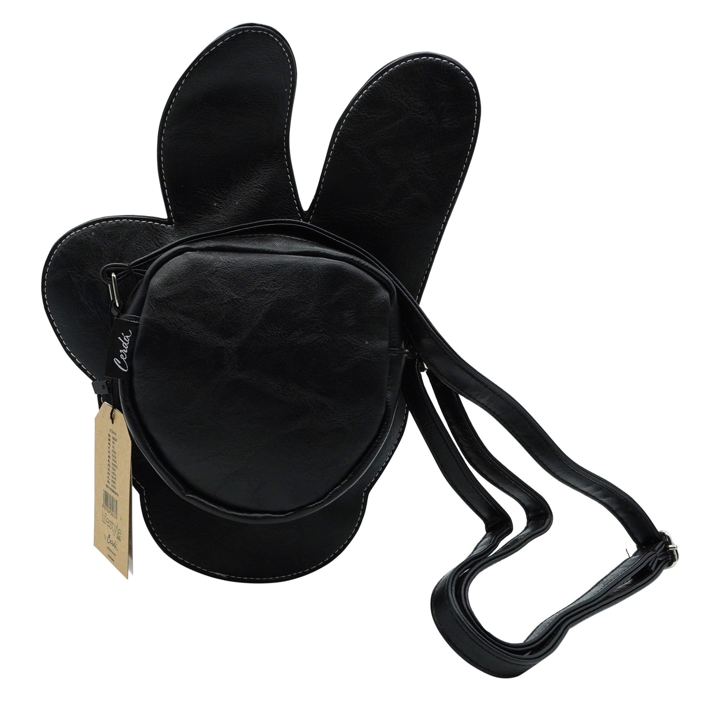 Geanta fete, Cerda, Model Mickey Mouse, 21 cm, Negru/Bej