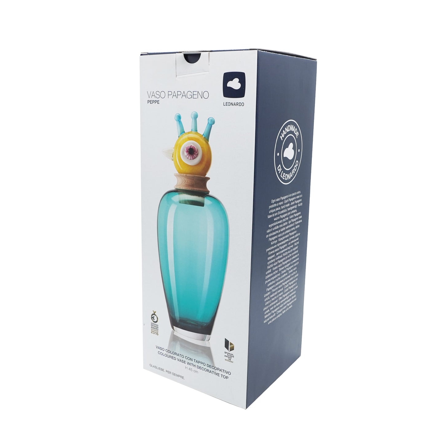 Vaza decorativa Hand Made, 45 cm, Leonardo Peppe, 7079