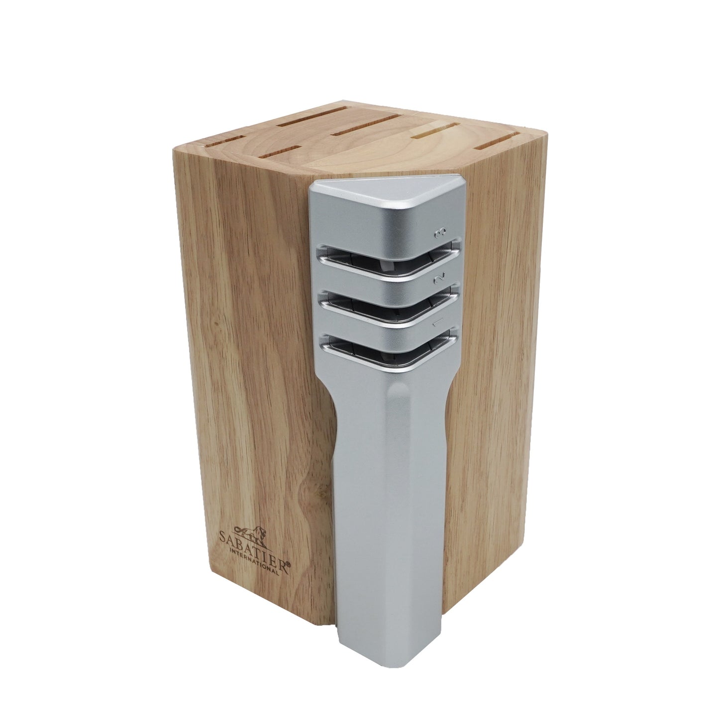 Suport cutite + Ascutitor, Sabatier, 74707