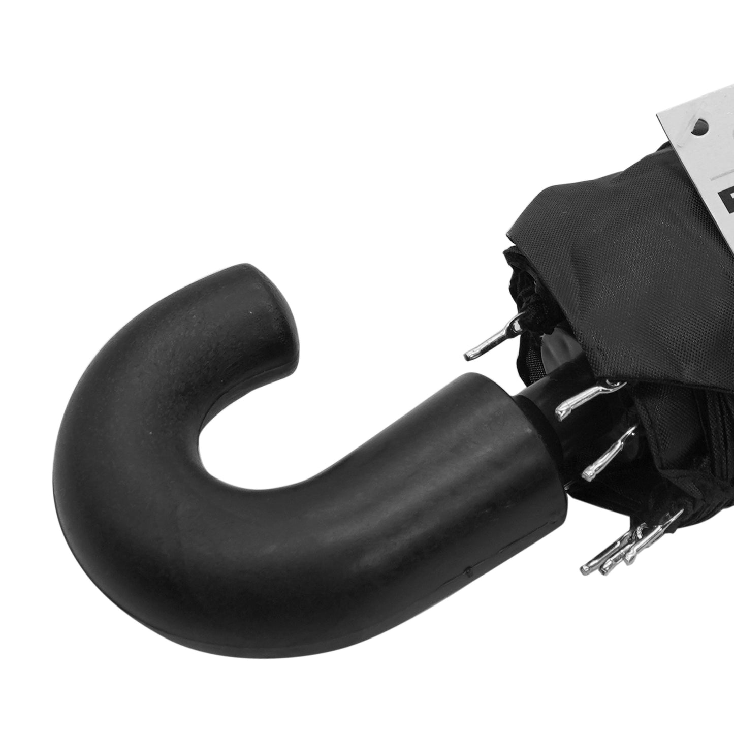 Umbrela manuala cu maner, tip baston, neagra, 105 cm, Benson, 3937Blk