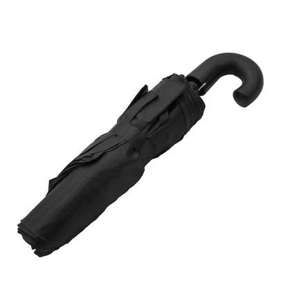 Umbrela manuala cu maner, tip baston, neagra, 105 cm, Benson, 3937Blk