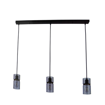 Lampa de tavan cu 3 spoturi de sticla, 130 x 60 cm, Juul Karwei, 49727