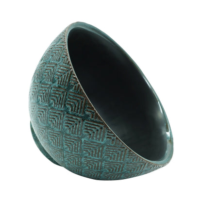 Bol din ceramica, 18 x 12 cm, albastru, Countryfield, 50557