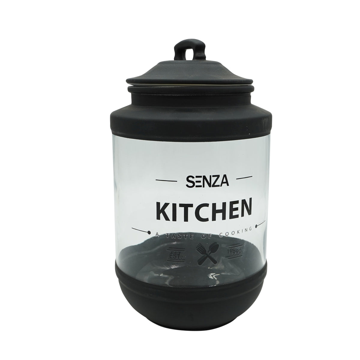 Recipient sticla cu capac etans, pentru depozitare, Kitchen Senza, 73724