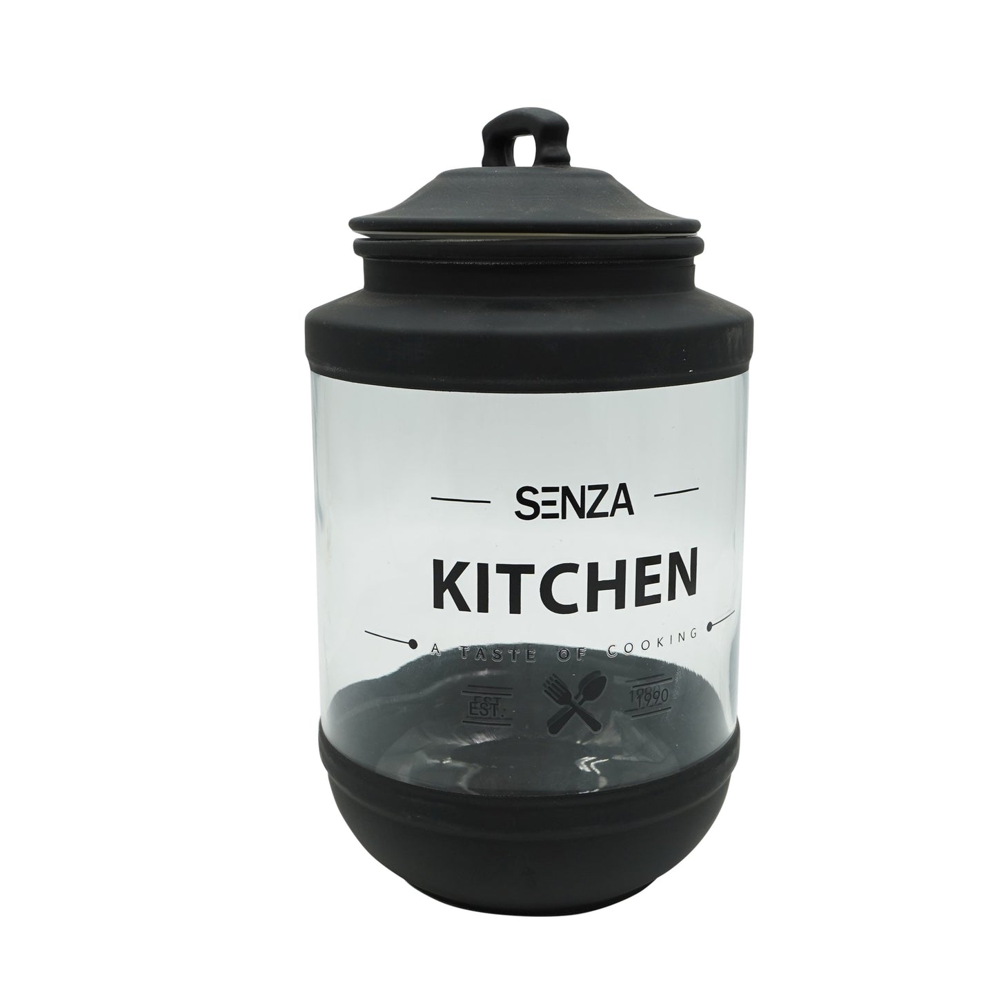 Recipient sticla cu capac etans, pentru depozitare, Kitchen Senza, 73724