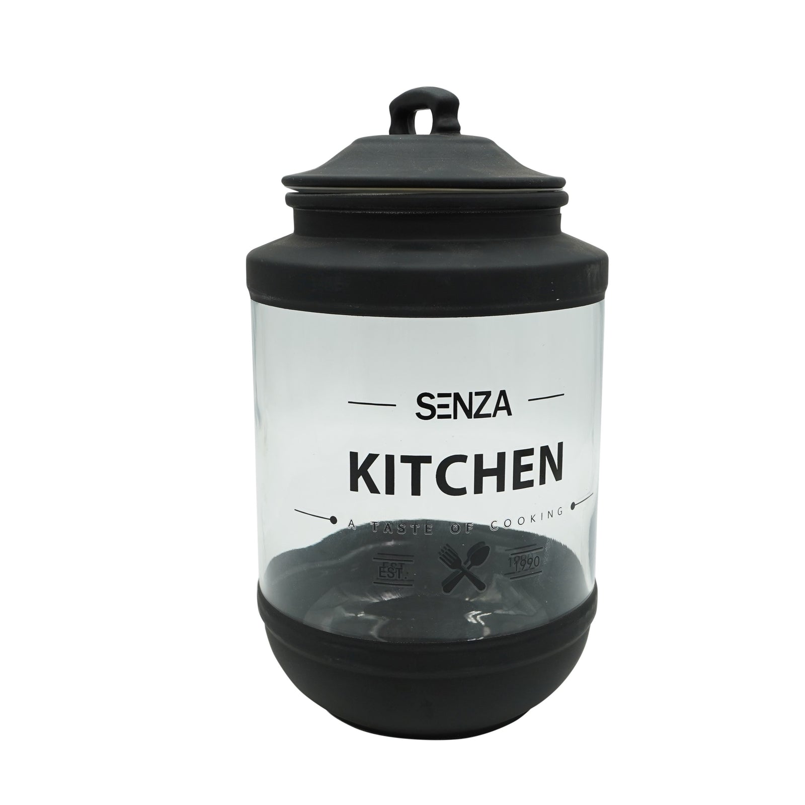 Recipient sticla cu capac etans, pentru depozitare, Kitchen Senza, 73724