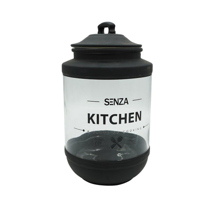 Recipient sticla cu capac etans, pentru depozitare, Kitchen Senza, 73724