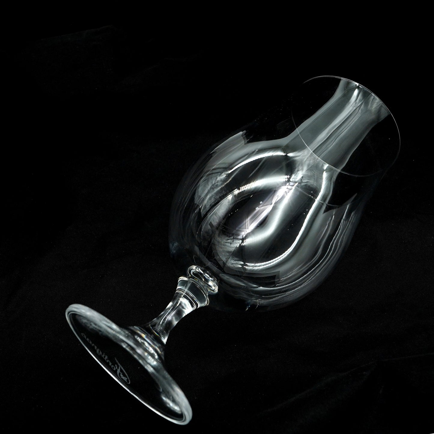 Set 2 pahare cristal pentru bere, cu picior, 380 ml, Fontignac, 57816