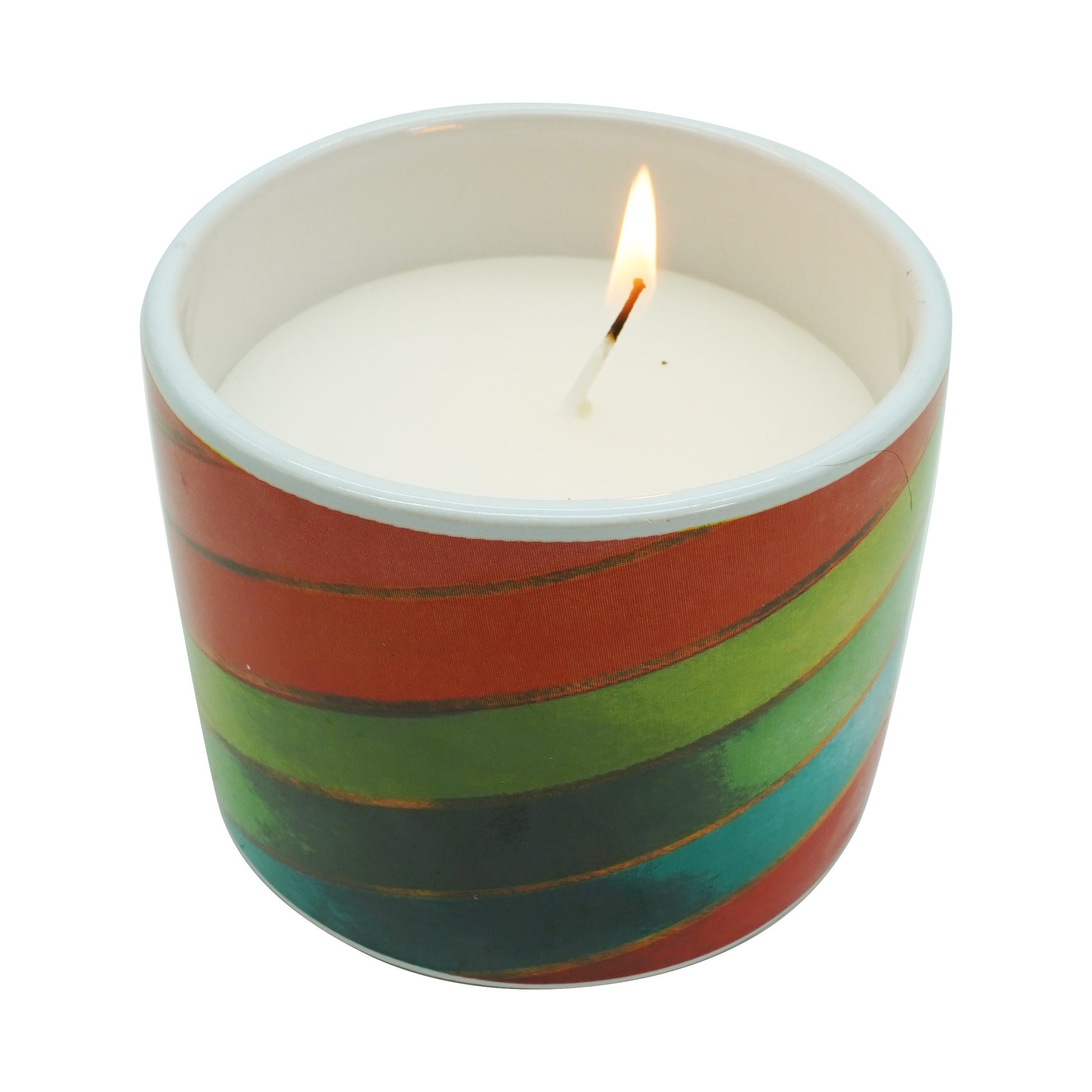 Lumanare citronela in vas ceramic, diametr 10 cm, Arti Casa, 92369Mix
