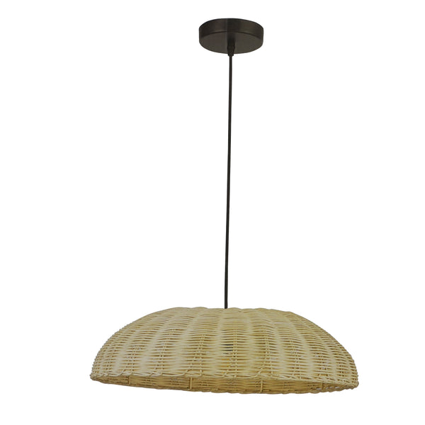 Lampa de tavan din ratan, 48x48x130 cm, Lisa Karwei, 49833
