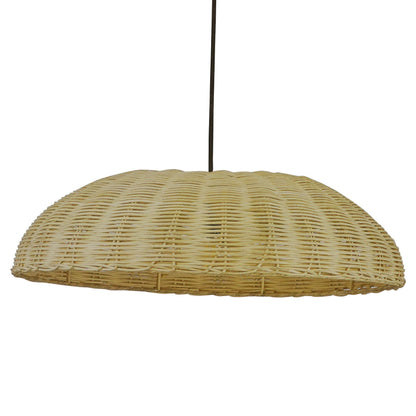 Lampa de tavan din ratan, 48x48x130 cm, Lisa Karwei, 49833