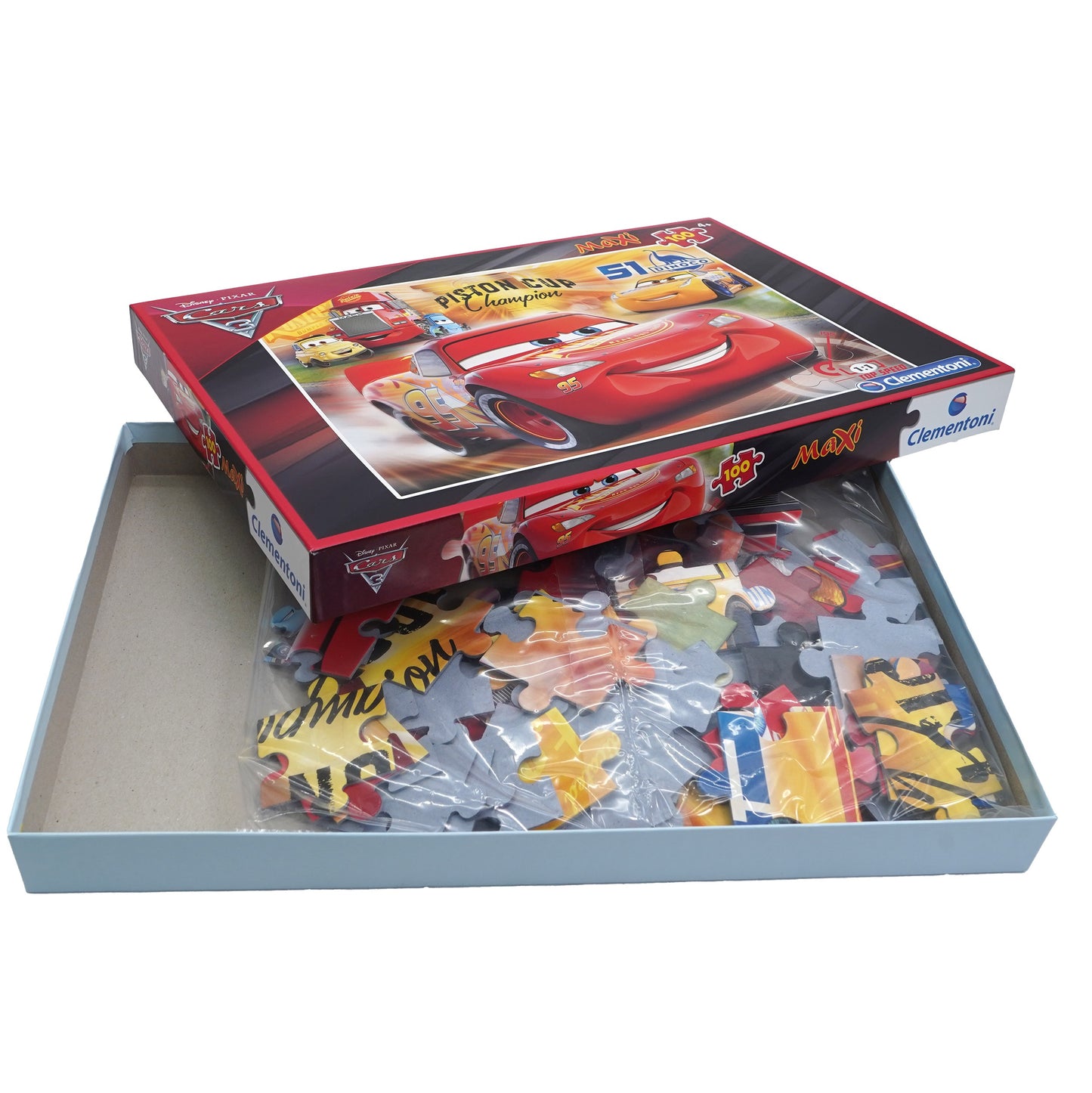 Puzzle 100 piese Cars 3 Piston Cup Clementoni, 70445