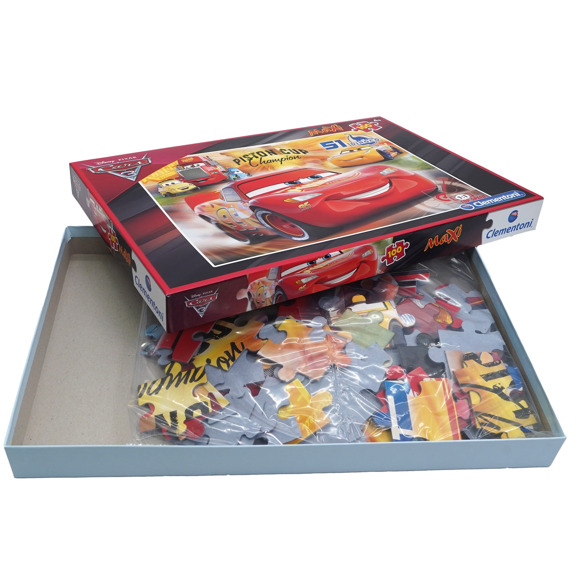 Puzzle 100 piese Cars 3 Piston Cup Clementoni, 70445