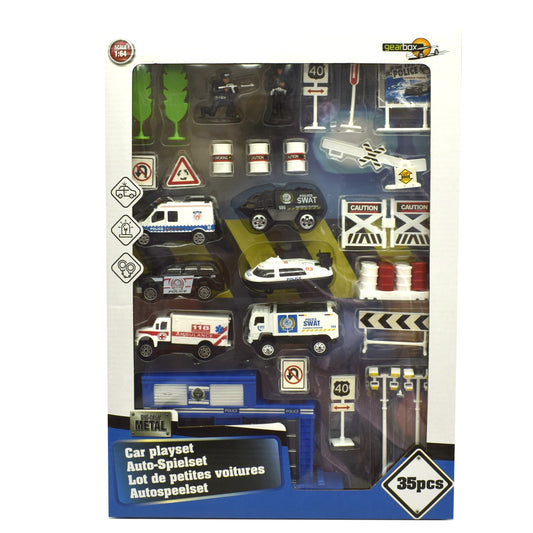 Gear box – set sectie de politie 35 piese