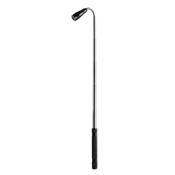 Lanterna flexibila, telescopica, cu trei leduri, Flexi Torch, aluminiu, Neagra, 40437