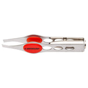 Penseta cu LED Dunlop, Argintiu/Rosu, 63152