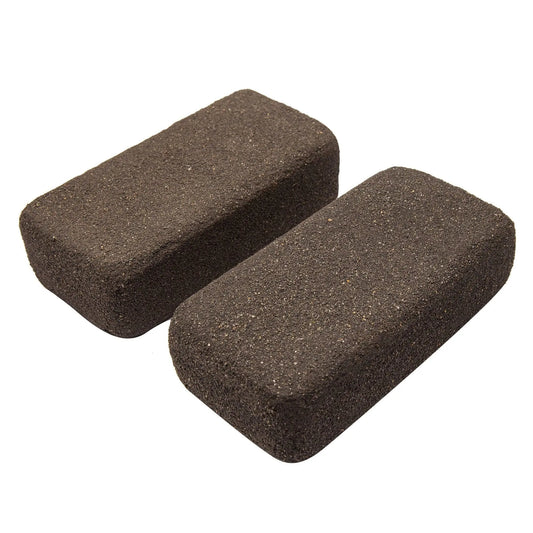 Set 2 caramizi decorative, 18 x 8 x 6 cm, Gri inchis