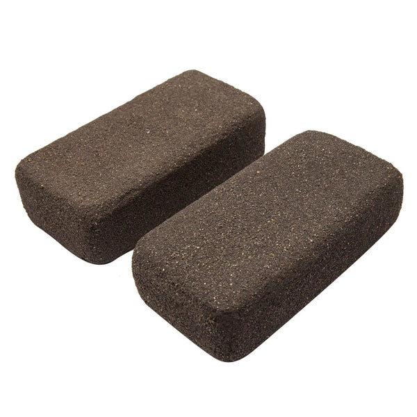 Set 2 caramizi decorative, 18 x 8 x 6 cm, Gri inchis