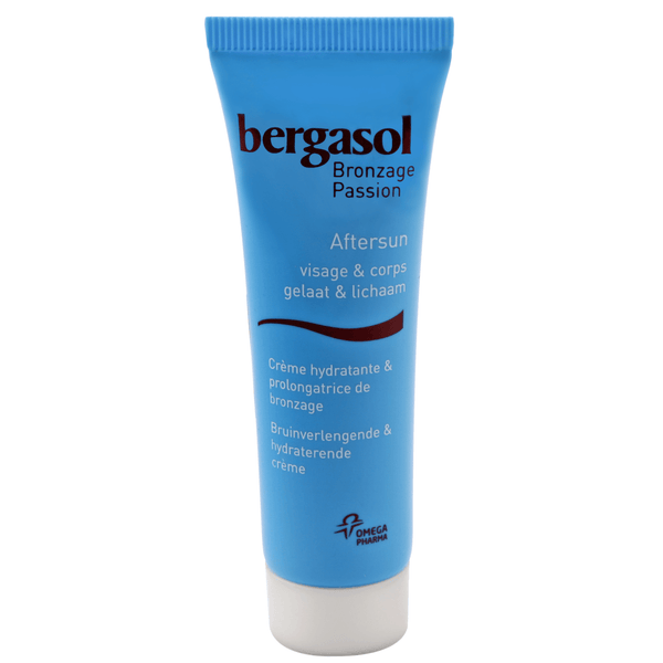 Crema hidratanta dupa plaja Bergasol, 25 ml, Albastru deschis