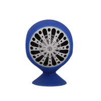 Mini boxa portabila cu ventuza, fir, cablu USB, Jack 3.5 mm, albastru/alb