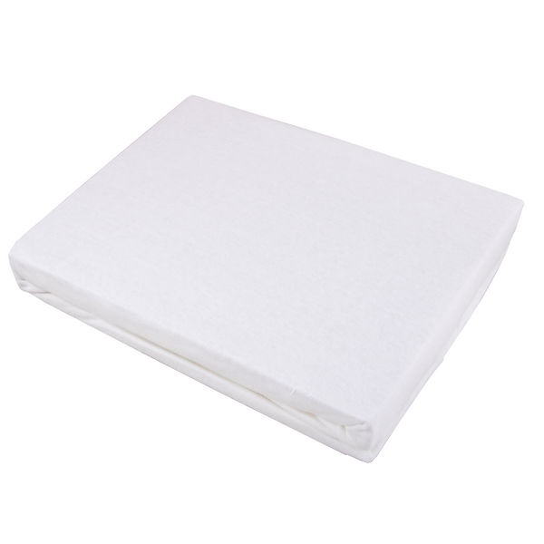 Husa saltea cu elastic Jersey Smukee, 100% bumbac, 160 x 200 x 23 cm, Alb