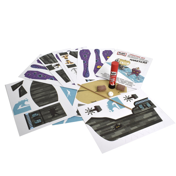 Joc creativ Pritt,puzzle 3D Ghost Ship, 10 piese