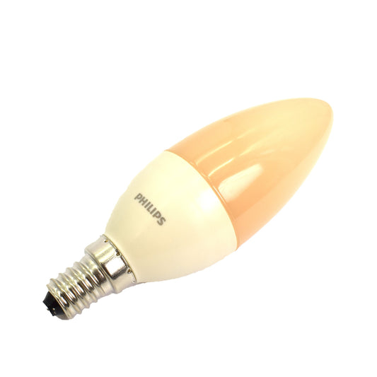 Bec economic lumanare Philips, B38, 4W, Clasa A, lumina calda