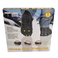 Crampoane anti-alunecare din silicon, AI & E, negru/galben, 36-42 EU