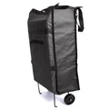 Carucior 2 in 1 pentru cumparaturi, Pliabil, 32 x 15 x 50 cm, negru, 8183BLK