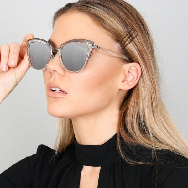 Ochelari de soare, Quay Australia, My Girl, gri transparent, 03697