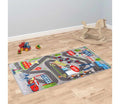 Covor pentru camera copilului, Disney Cars Curse, 150 cm x 100 cm, gri, 1493gy