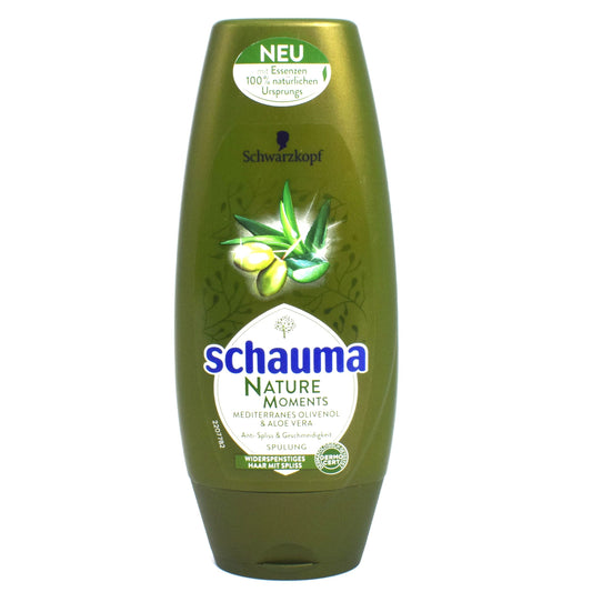 Balsam de par cu esente masline si aloe vera, Schauma Nature, 200 ml, 98096