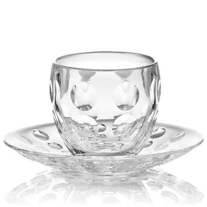 Set pahar cu farfurie, Guzzini, 60 ml, 80910